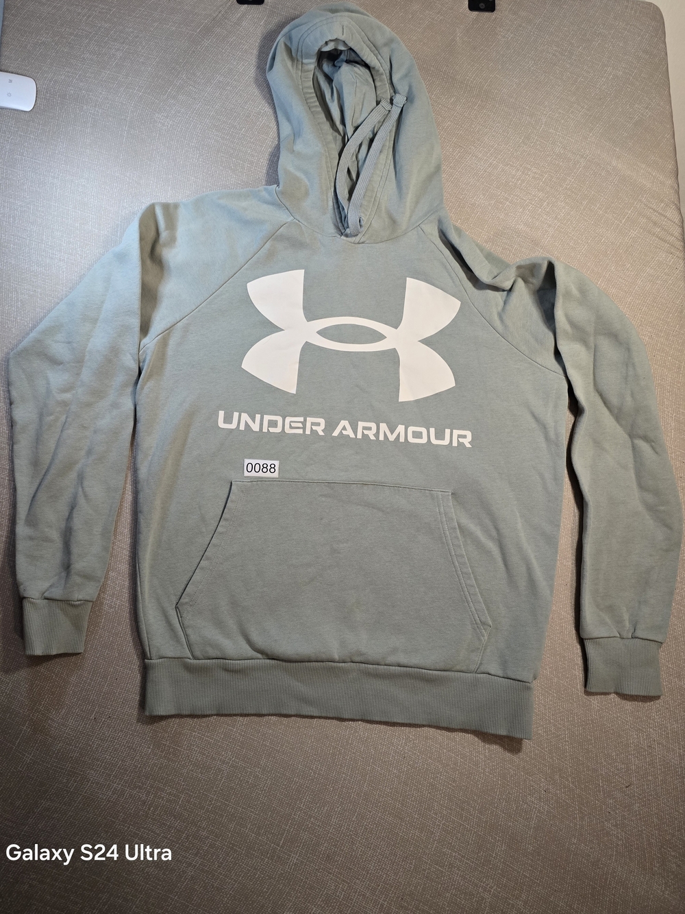 Under Armour Men’s Sage Green Logo Hoodie
